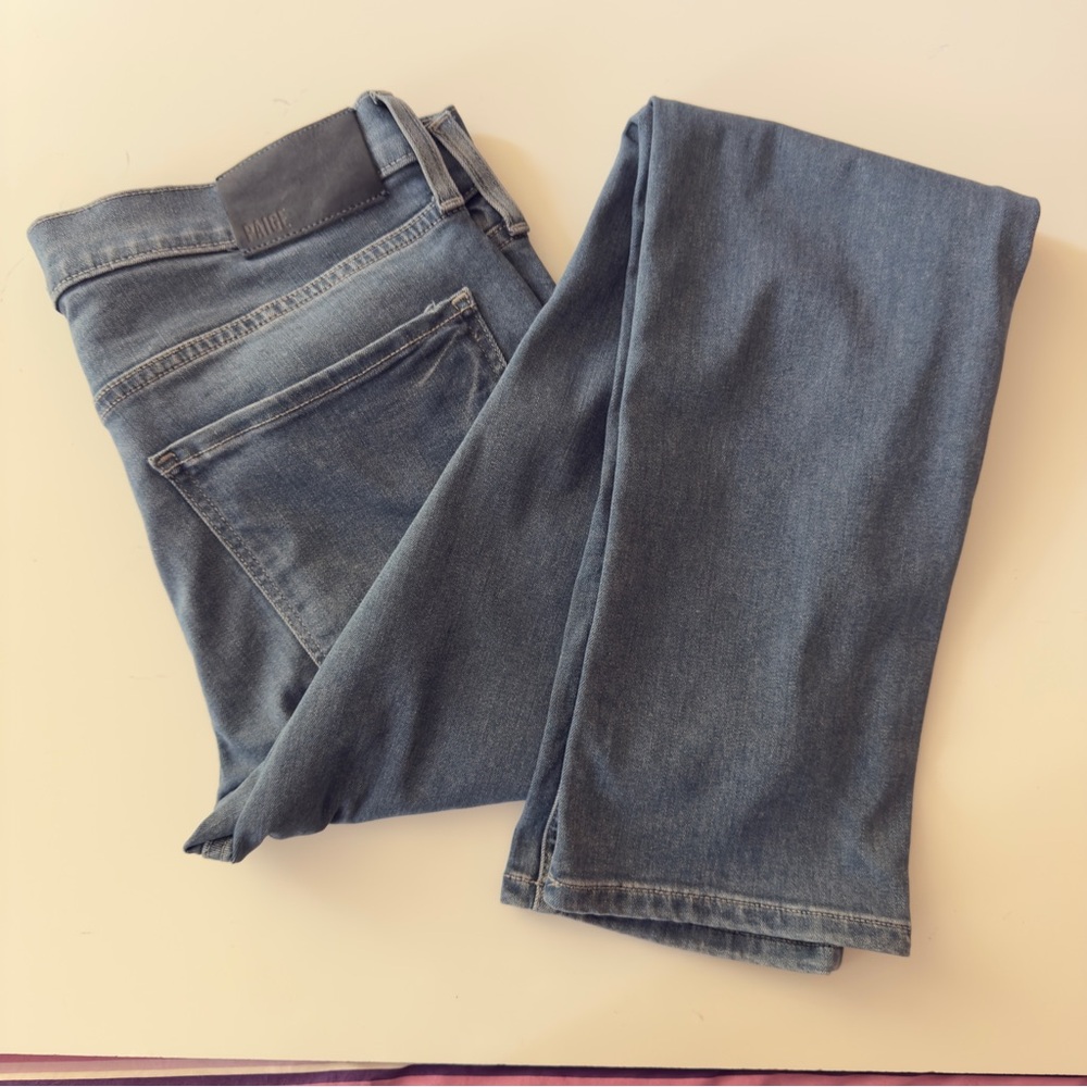 Paige Lennox men Jeans Gray-blue  Slim Fit Stretch Sz 31 - Picture 3 of 11